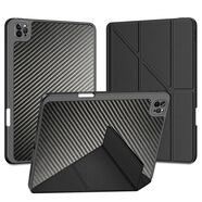 持為 適用2024iPad12.9保護套防彎碳纖維平板殼保護殼2022蘋(píng)果pro11/mini6折疊10.9自帶筆槽12.9防摔13 【變形金剛】碳纖維厚1.5mm Ari4/5（10.9英寸）