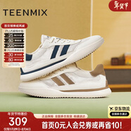 天美意男休閑鞋網(wǎng)面透氣跑步男網(wǎng)鞋新款 藍色 42