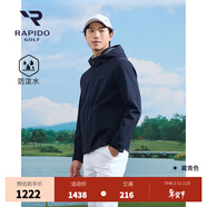 Rapido靂霹道春夏男士高爾夫GOLF防潑水外套VN5Z39P03 藏青色 XL 180/96A