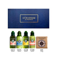 歐舒丹（L'OCCITANE）沐浴露泡泡豐富溫和清潔肌膚去角質(zhì)不假滑緊繃久留香送人禮物 歐舒丹旅行禮盒250ml1盒