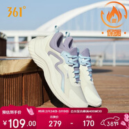 361°運動(dòng)鞋女春季保暖網(wǎng)布輕便減震通勤休閑跑步鞋子女682232210-5