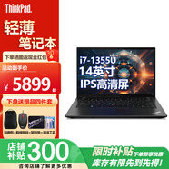 ThinkPadL14聯(lián)想超極本 14英寸酷睿商務(wù)辦公學(xué)生家用網(wǎng)課游戲娛樂(lè )編程電腦輕薄便攜高性能筆記本 i7-1355U丨人臉識別丨IPS高清屏 定制：16G內存 512G固態(tài)