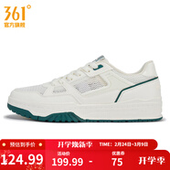 361°男鞋運動(dòng)鞋2025年春季新款361度男板鞋 羽毛白/專(zhuān)業(yè)綠 39