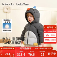 巴拉巴拉童裝兒童羽絨服男女童外套冬裝2025新款嬰兒衣服保暖加厚泡芙羽絨