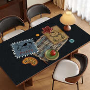 語(yǔ)森憶復古桌布防油防水防燙免洗餐桌墊高級感茶幾臺布桌面墊 恒光 85CMx160CM[售后無(wú)憂(yōu) 給您保障]