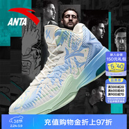 安踏KT3 team｜籃球鞋男冬春季湯普森防滑減震男戶(hù)外實(shí)戰比賽運動(dòng)鞋子 【KT3 TEAM高幫款新配色】紙莎白/淡粉藍-1 42