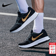 耐克（NIKE）跑步鞋男鞋 2026新款春季跑鞋氣墊AIR ZOOM運動(dòng)鞋 飛線(xiàn)-黑金-輕便透氣 42.5