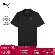 彪馬PUMA 吸濕速干修身短袖Polo衫男女商務(wù)風(fēng)翻領(lǐng)運動(dòng)上衣 528700