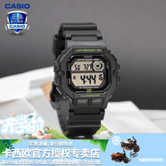 卡西歐（CASIO） 男表女表卡西歐手表男女情侶表學(xué)生時(shí)尚運動(dòng)表太陽(yáng)能雙顯電子表 WS-1400H-1AVPF夜跑黑 10年電量