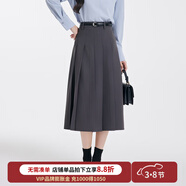 達佳詩(shī)灰色西裝套裝女正裝大學(xué)生教資面試職業(yè)裝小個(gè)子女士休閑西服外套 灰色半裙【搭配一?？畚餮b】 M 適合105-115斤可穿，正碼正拍