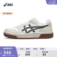 亞瑟士ASICS運動(dòng)休閑鞋男鞋女鞋時(shí)尚運動(dòng)舒適復古百搭板鞋 COURT MZ 2.0 白色/米色/碳灰色 39.5