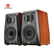 索威（SV） S850PRO 5英寸HIFI書架音箱 2.0發(fā)燒無源音箱 木質書架桌面三分頻組合音響 S850PRO胡桃木紋版