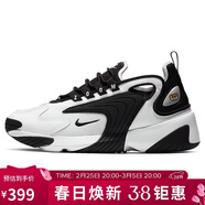 耐克NIKE 女子 休閑鞋 氣墊  ZOOM 2K 運動(dòng)鞋 AO0354-100白36