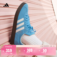 adidas「T頭鞋」VL COURT復古休閑板鞋德訓鞋男女阿迪達斯輕運動(dòng) 藍色/亮白/樹(shù)脂黃 (推薦女生選小半碼)   35.5