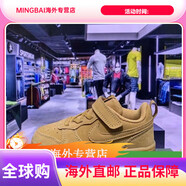 耐克（NIKE）dunk空軍一號低幫魔術(shù)貼新款兒童鞋休閑運動(dòng)鞋aj1 小麥色 22