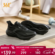 361°運動(dòng)鞋男春季網(wǎng)布透氣緩震軟底健身休閑慢跑步鞋子672412243-5