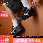 美津濃（MIZUNO）【SPEED】運動(dòng)跑步鞋男女星速鞋復古老爹鞋透氣緩震跑鞋 06/黑/銀 39 (250mm)