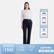 PORTS寶姿女裝秋季新款氣質(zhì)通勤小腳口休閑褲ALD9P005QWF 黑色-1 XL (10)