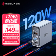 努比亞紅魔氘鋒120W/100WPPS三口氮化鎵充電頭PD45W適配11Pro+/10SPro+/電競平板3Pro蘋(píng)果17ProMax筆記本配線(xiàn)