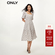 ONLY氣質(zhì)復古字母滿(mǎn)印方領(lǐng)中長(cháng)款連衣裙女|123207085 H0Z 實(shí)驗室印花 L (170) 88A