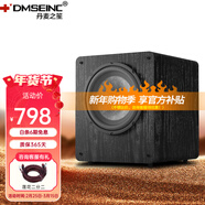 丹麥之笙（DMSEINC）8寸 10寸 12寸 15寸 18寸家庭影院超重低音炮 有源無(wú)源勁爆低音音響 大功率低音炮 V20經(jīng)典黑【有源炮-12寸】