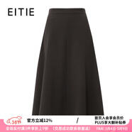 愛(ài)特愛(ài)（EITIE）經(jīng)典傘裙高腰A字通勤OL百搭顯瘦半身裙春夏新款裙子A2506523 黑色20 2XL 175