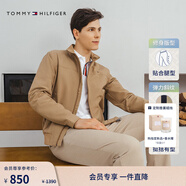 Tommy Hilfiger秋冬男都市商務(wù)通勤彈力斜紋修身顯瘦西褲長(cháng)褲休閑褲 深卡其260 -修身版-拍大一碼 38 (3.0尺)