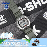 卡西歐（CASIO） 男表女表卡西歐手表男女情侶表學(xué)生時(shí)尚運動(dòng)表太陽(yáng)能雙顯電子表 MWD-110H-3AVDF墨綠銀盤(pán)