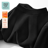 JEANSWEST LIFE真維斯德絨長(cháng)袖t恤男秋冬保暖打底衫學(xué)生寬松半高領(lǐng)純色內搭上衣A