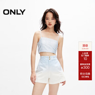 ONLY夏季辣妹時(shí)尚潮流寬松喇叭牛仔短褲女|124243040 A41 錯失藍色 S (160) 64A
