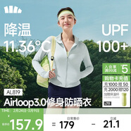 蕉下（beneunder）防曬衣女防紫外線(xiàn)外套短款辣妹立領(lǐng)修身AL819晴云藍S