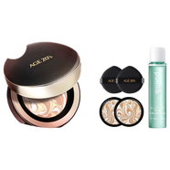 愛(ài)敬三色黑金氣墊BB霜13號SPF50+遮瑕14g/只*2+控油卸妝油 10ml