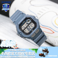 卡西歐（CASIO） 男表女表卡西歐手表男女情侶表學(xué)生時(shí)尚運動(dòng)表太陽(yáng)能雙顯電子表 WS-1400H-2AV新色霧霾藍 10年電量