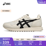 亞瑟士ASICS運動(dòng)休閑鞋男鞋女鞋舒適透氣運動(dòng)鞋慢跑鞋 TIGER RUNNER II 米色/黑色 46