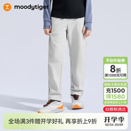 moodytiger兒童長(cháng)褲抓絨拒水25年冬季新品男童運動(dòng)褲保暖防風(fēng)梭織女童褲子