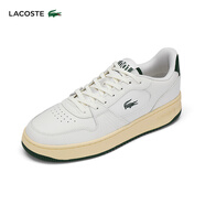 LACOSTE法國鱷魚(yú)男鞋L001百搭潮流時(shí)尚運動(dòng)休閑鞋|48SMA0021 1Y5/米白色/深綠色 6.5 /40