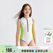 happy nocnoc【原紗防曬耐氯】高彈連體泳衣親子款泳衣女童顯瘦