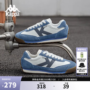 卡帕（Kappa）背靠背運動(dòng)鞋男款2025秋季新款情侶鞋百搭復古跑鞋子女K0EZ5MM41F 懸浮藍/冬日白-8305 43