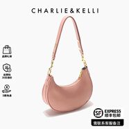 CHARLIE&KELLI?CK品牌包包女款腋下包女士2026新款生日禮物手拎新月包單肩斜挎 水晶粉【代寫(xiě)賀卡 贈禮袋 】