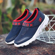 安踏(ANTA)同款兒童鞋子女童運動(dòng)鞋加絨保暖二棉鞋休閑公主秋冬季 866深藍單網(wǎng) 27 _內長(cháng)17.7cm