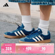 adidas「T頭鞋」VL COURT復古休閑板鞋德訓鞋男女阿迪達斯輕運動(dòng)   深藍/暖香草色/灰藍 (推薦女生買(mǎi)小半碼)   38