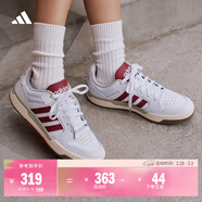 adidas ENTRAP美式校園風(fēng)運動(dòng)少年感復古籃球風(fēng)板鞋男女阿迪達斯   白色/紅色   37