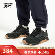 銳步銳步官方24新品男女NANO X4經(jīng)典運動(dòng)健身綜合訓練鞋 100074185 黑武士 37.5