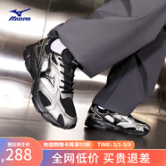 美津濃（MIZUNO）【SPEED 2K】千禧復古跑鞋男女同款運動(dòng)鞋緩震舒適透氣跑步鞋 08/黑馬 39 (250mm)