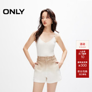ONLY夏季辣妹時(shí)尚潮流寬松喇叭牛仔短褲女|124243040 E14 樹(shù)皮棕色 XS (155) 60A