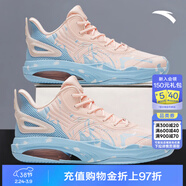 安踏KT3 team｜籃球鞋男春夏季湯普森防滑減震男戶(hù)外實(shí)戰比賽運動(dòng)鞋子 【KT3 TEAM 2】粉/瀑布藍-4 42