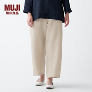 MUJI MUJI 女式 法國亞麻 直筒褲 402825 BEG01C1S 原色 M