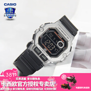 卡西歐（CASIO） 男表女表卡西歐手表男女情侶表學(xué)生時(shí)尚運動(dòng)表太陽(yáng)能雙顯電子表 WS-1400H-1BVPF小銀黑方塊