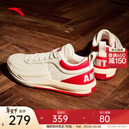 安踏（ANTA）【鋒芒1 STYLE】籃球校園文化鞋男氮科技抗扭休閑耐磨低幫運動(dòng)鞋 學(xué)院紅-1 45 (男11碼)