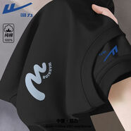 回力短袖t恤男2026新款青少年美式潮牌圓領(lǐng)半袖衫寬松夏季體恤衫 黑色(ha莫蘭字跡胸標) S /165(潮牌)